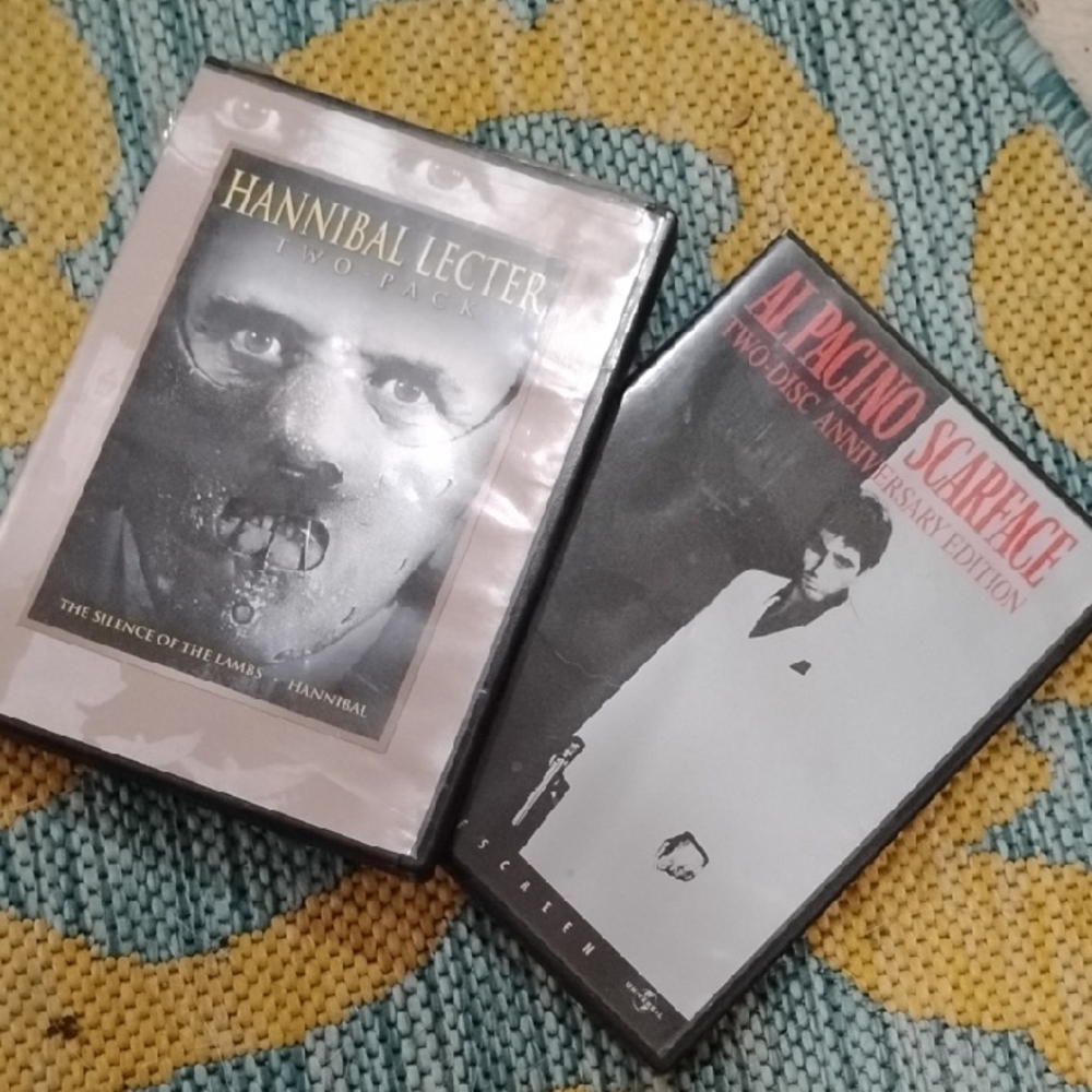 Hannibal Lecter and Scarface DVD Set Silence If Lambs
